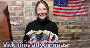 Vidutinis atlyginimas JAV (2024)